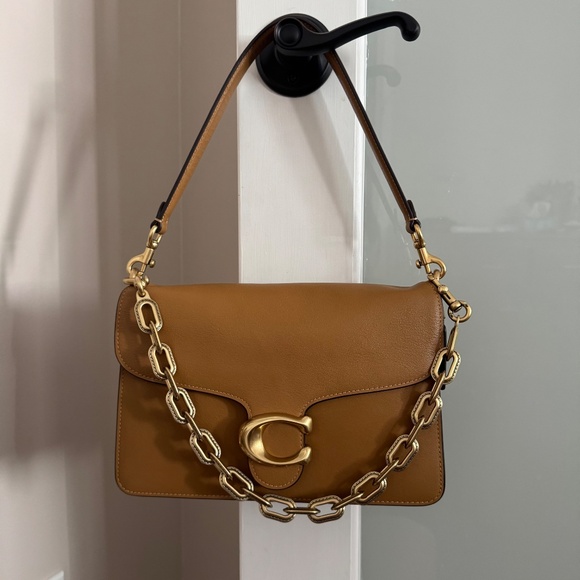 Coach Chain Tabby Shoulder bag - Honey Brown - like new - Picture 1 of 11